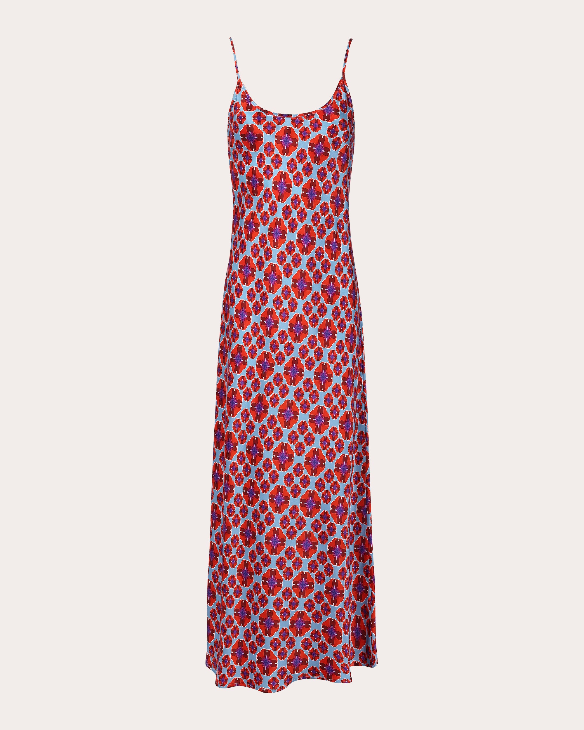 Edo Tairu Silk Maxi Slip Dress