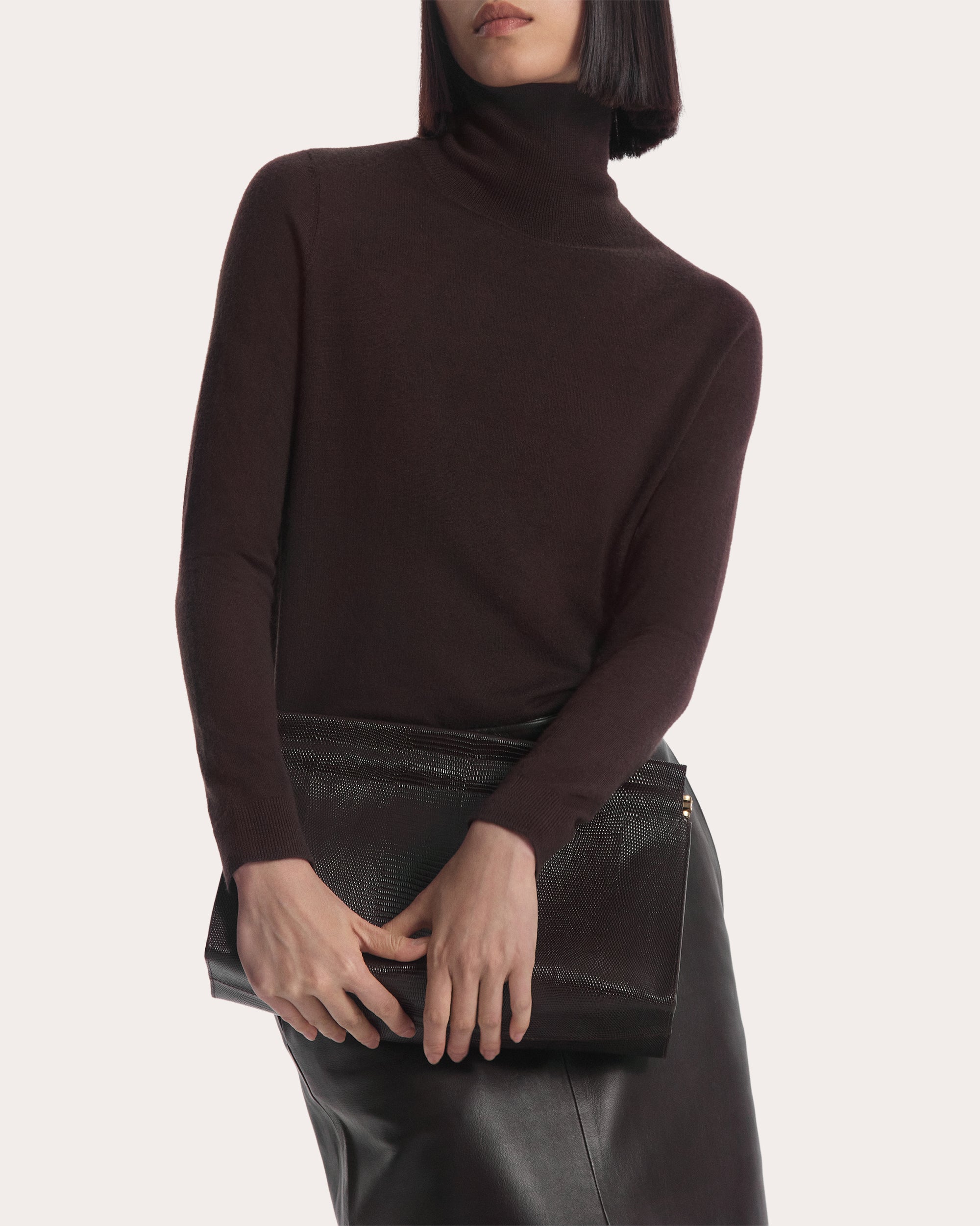 Fine Cashmere Slim Turtleneck