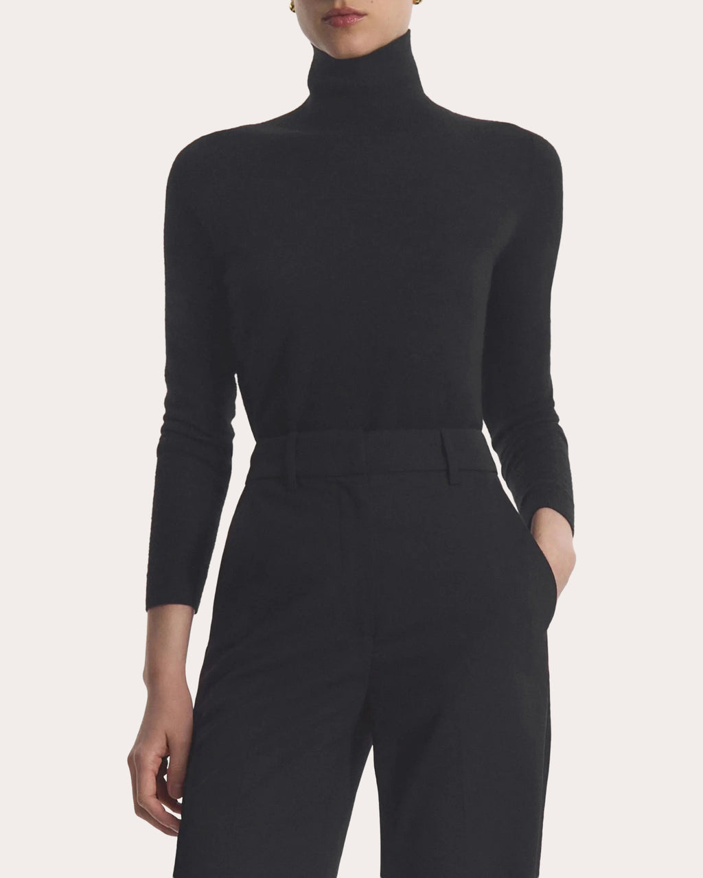 Fine Cashmere Slim Turtleneck