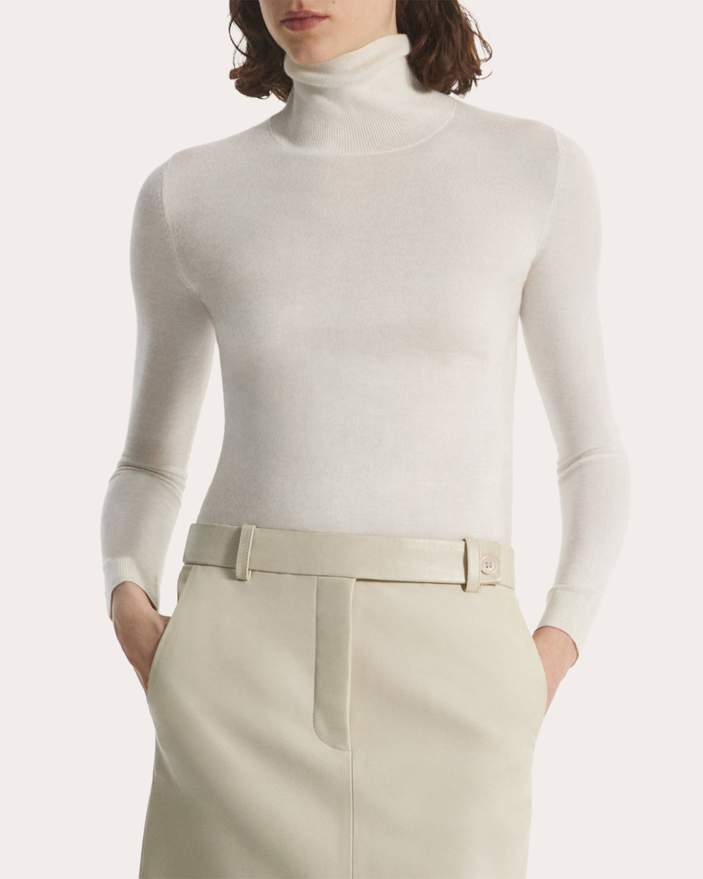 Fine Cashmere Slim Turtleneck