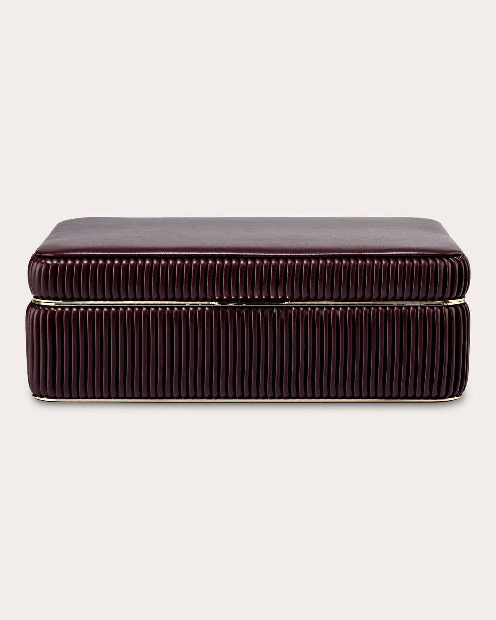 Bella Pleated Medium Jewelry Box