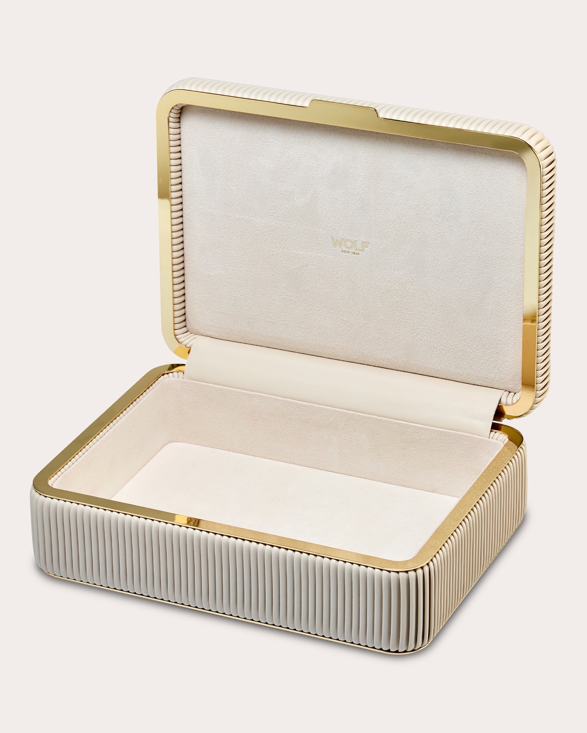 Bella Pleated Medium Jewelry Box