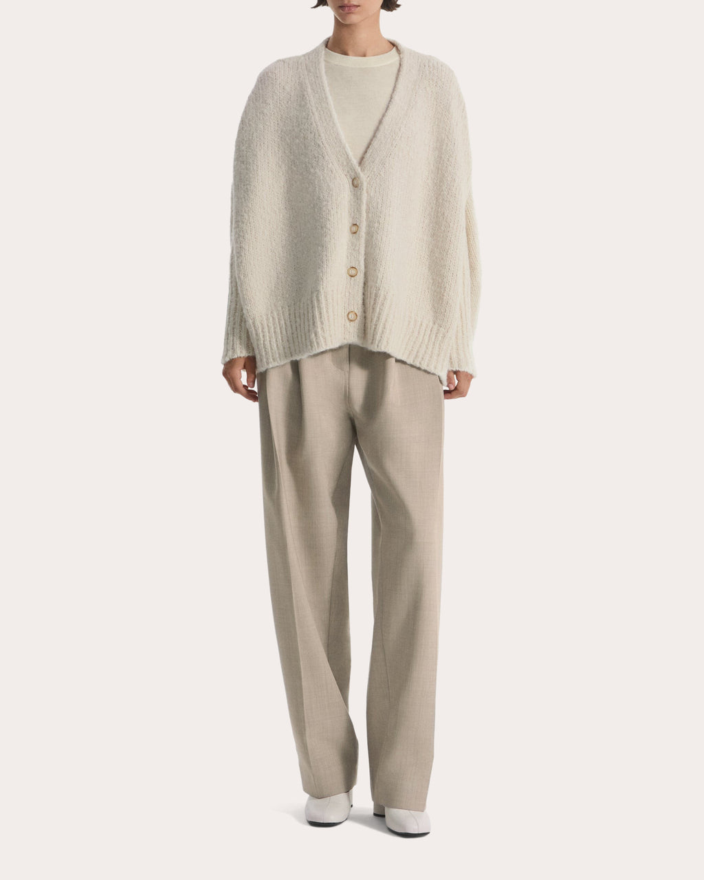 Alpaca Wool Batwing Cape Cardigan