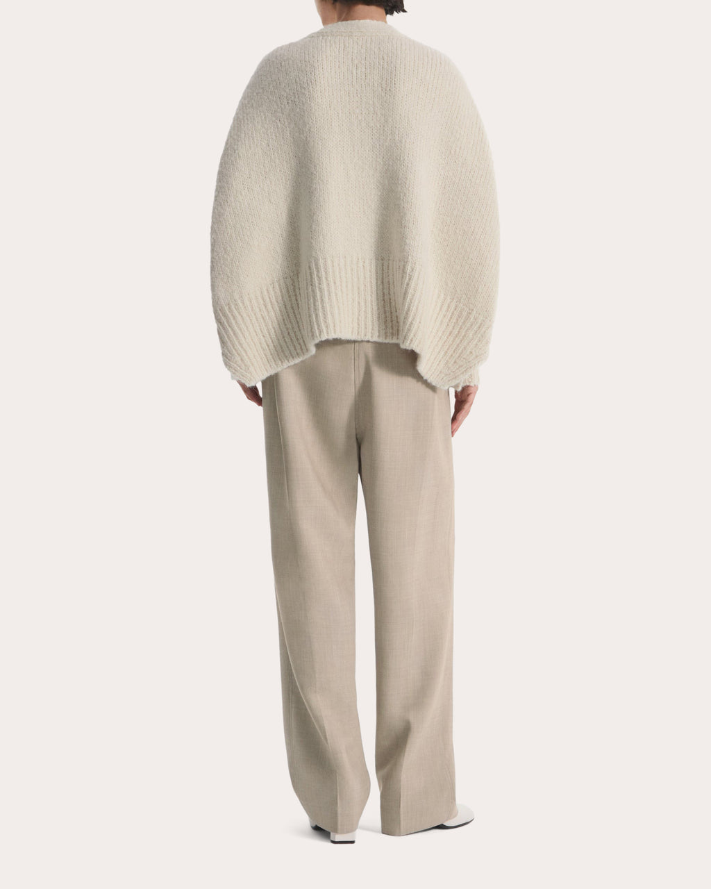 Alpaca Wool Batwing Cape Cardigan