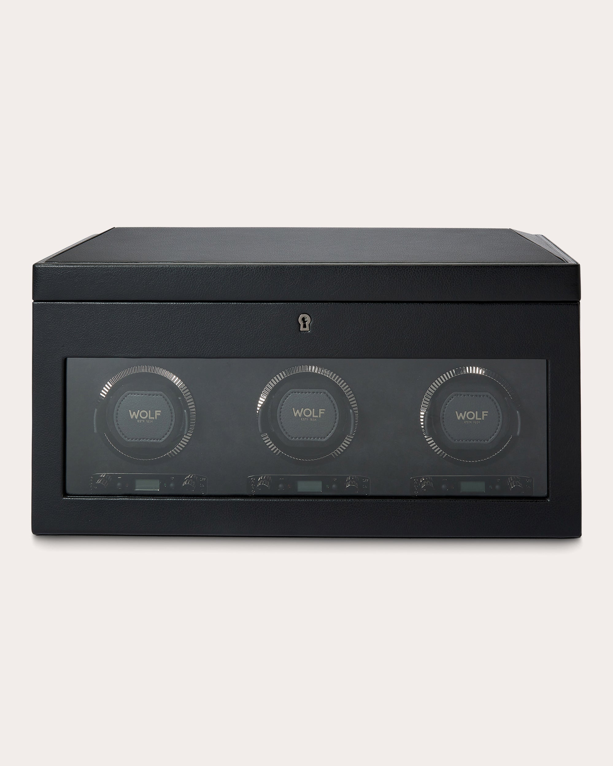 British Racing Triple Watch Winder Storage Case