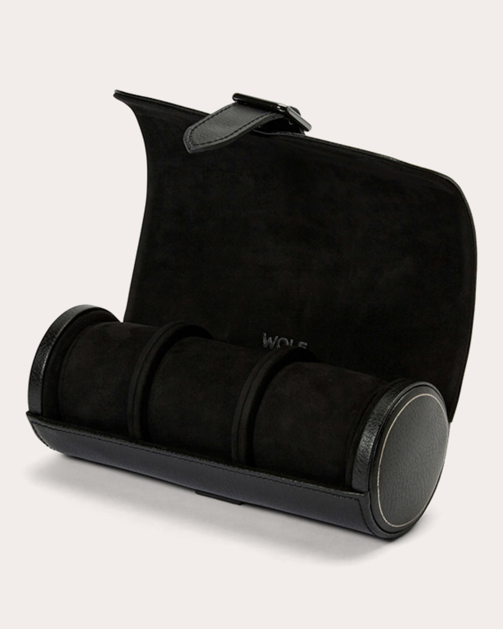 British Racing Leather Triple Watch Roll