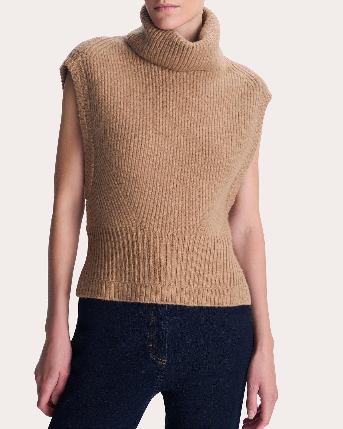 Maple Wool Knit Turtleneck Top