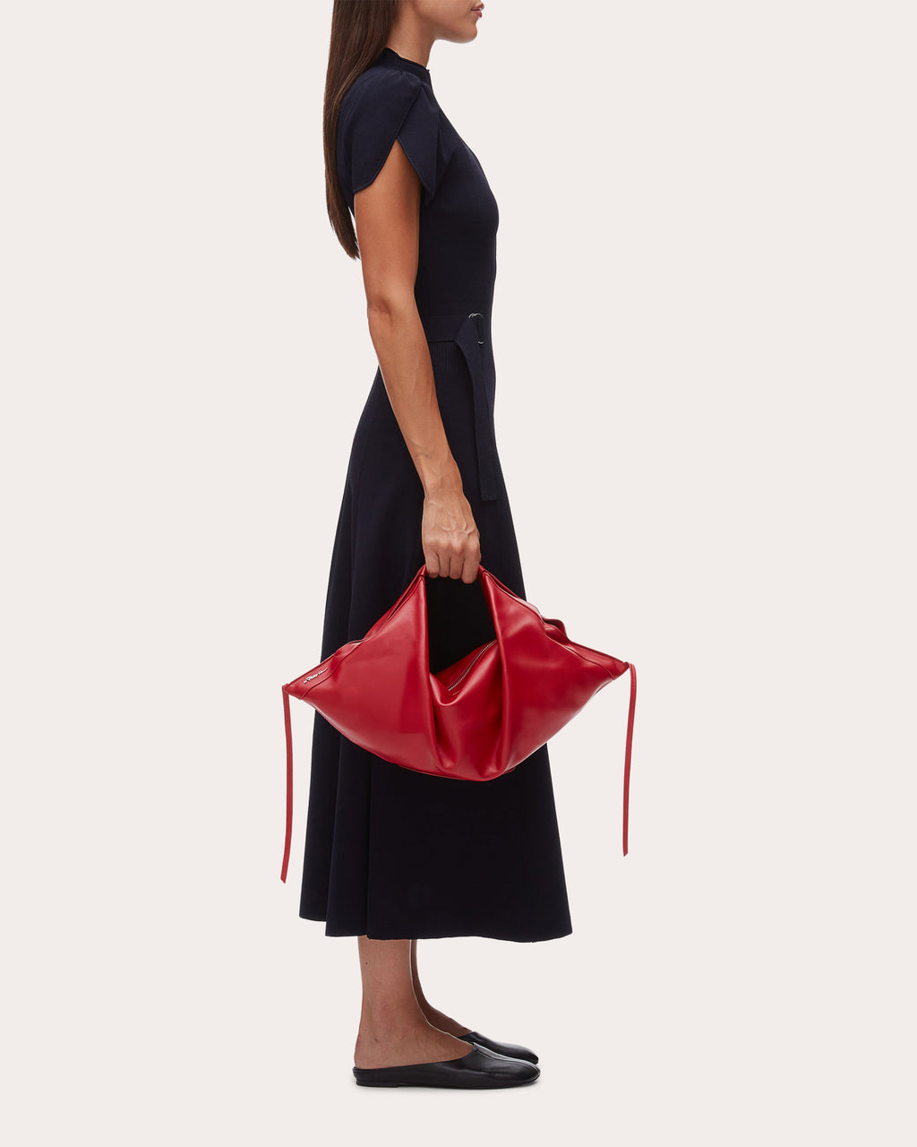 Luna Folded Leather Handbag