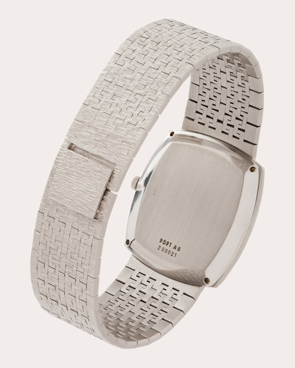 Vintage Piaget Onyx & Diamond 9591 A6 Watch