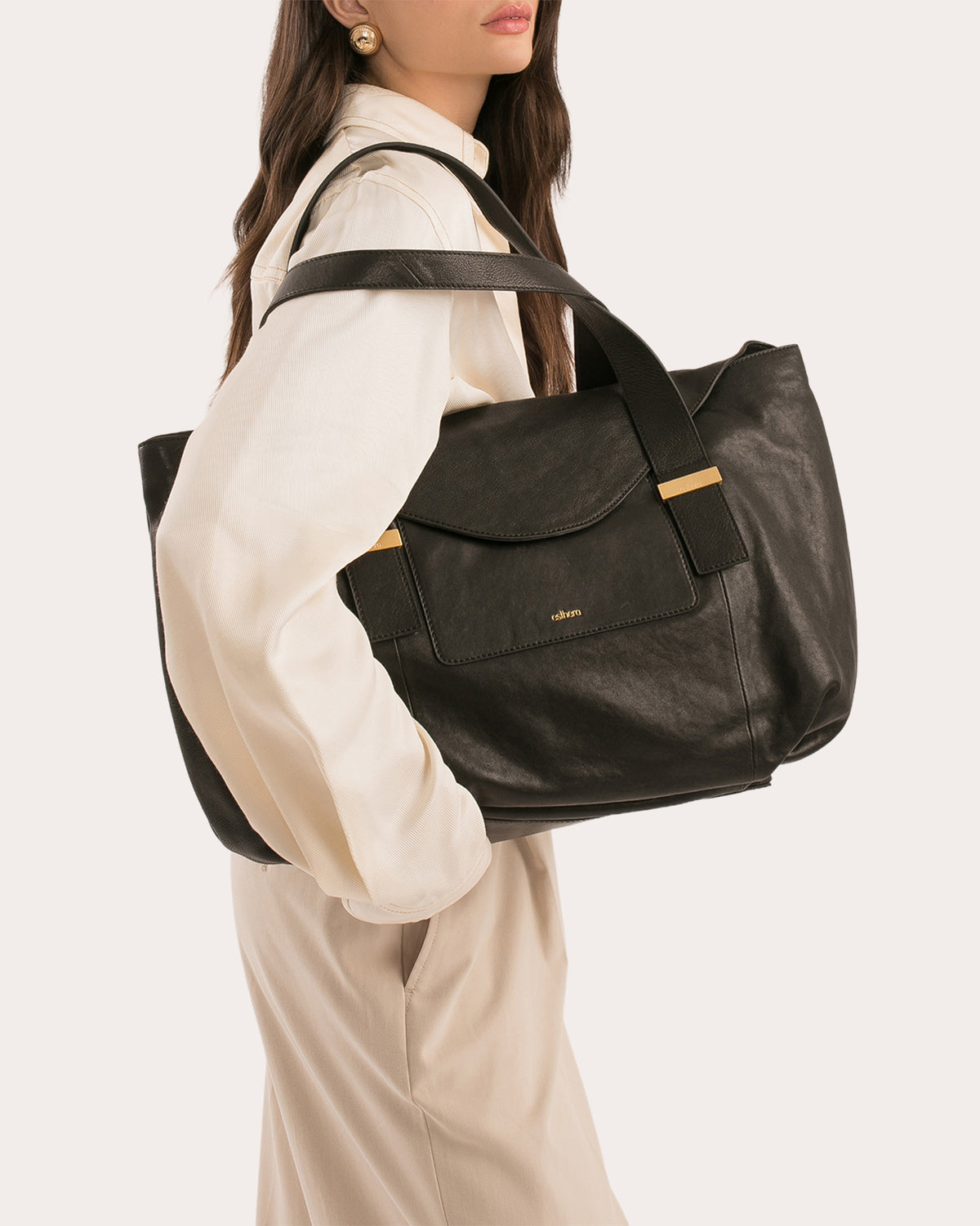 7AM Leather Shoulder Bag