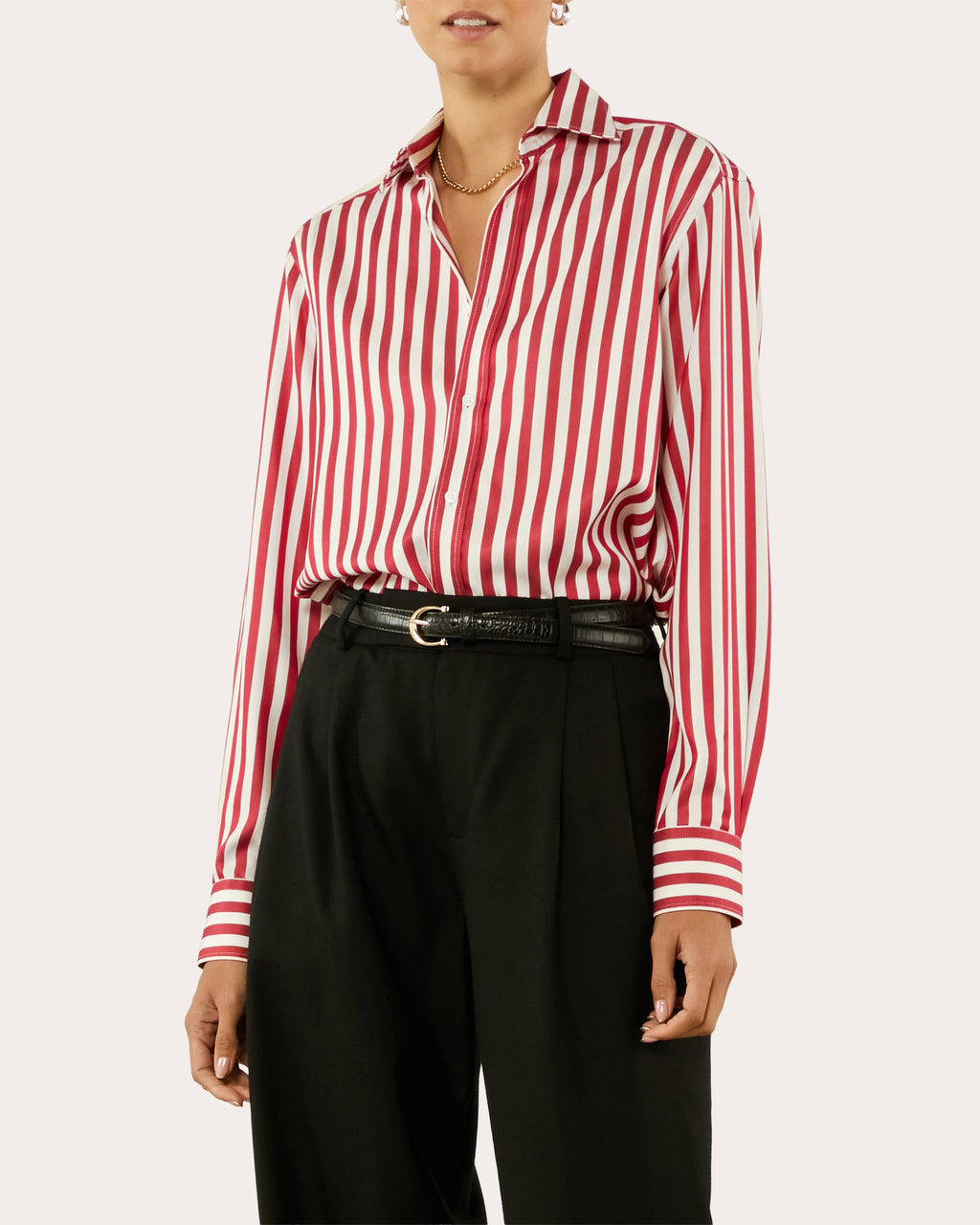 The Boyfriend Stripe Tencel™ Shirt