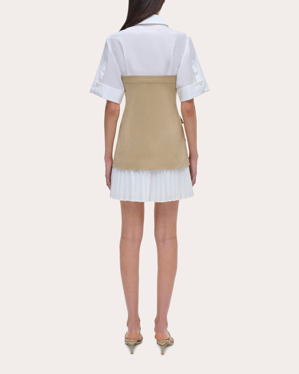 Crosby Layered Cargo Combo Cotton Shirt Dress
