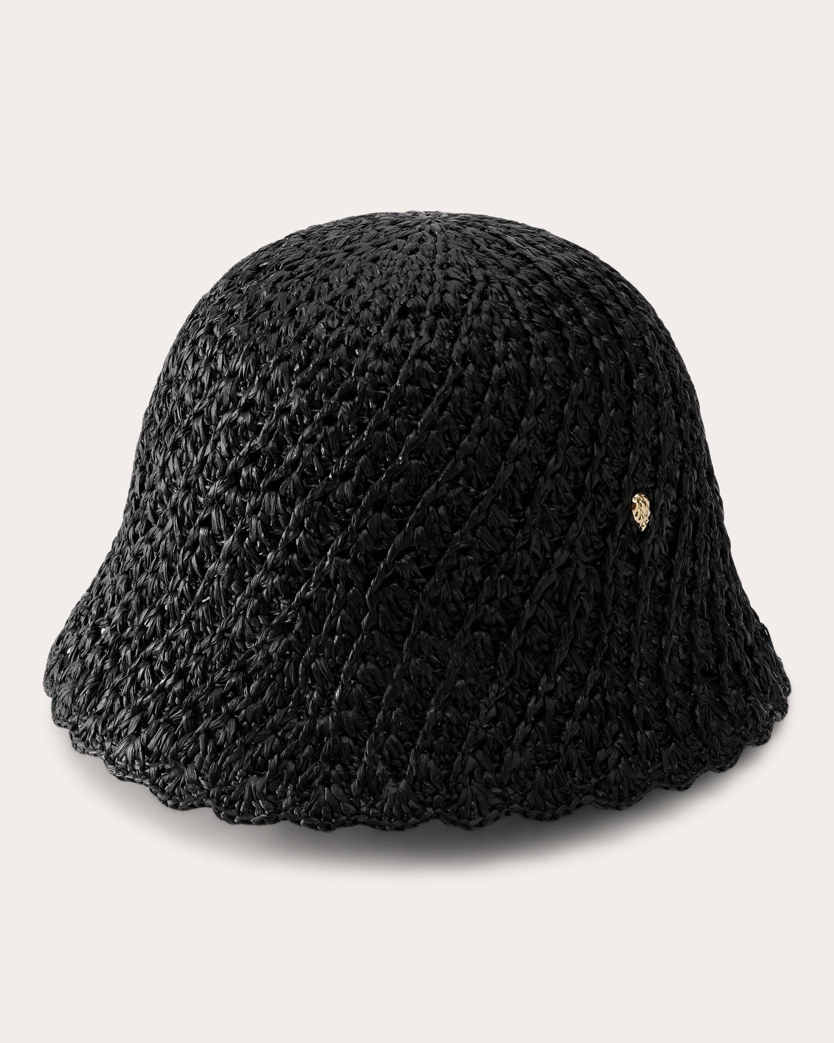 完売品　ragmou handmade cloche knit hat Rio Crocheted Raffia Cloche | Olivela
