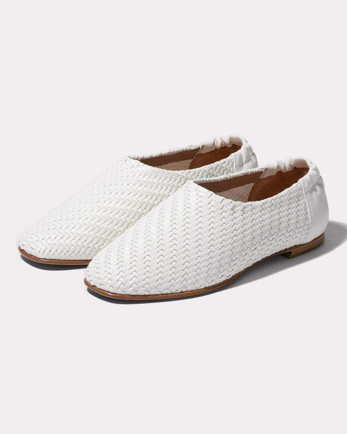 Eden Woven Faux-Leather Loafer | Olivela
