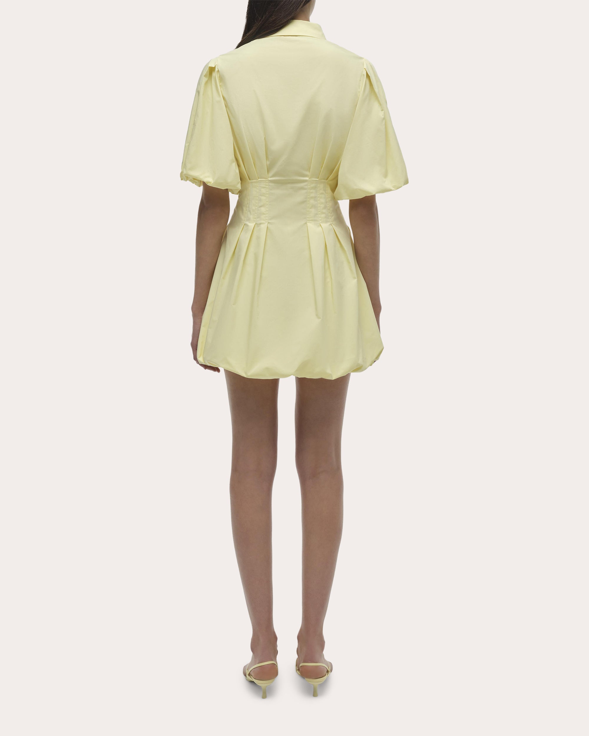 Simkhai Women's Cleo Cotton Mini Dress in Buttercream, Size 2 Simkhai Women's Cleo Cotton Mini Dress in Buttercream, Size 2