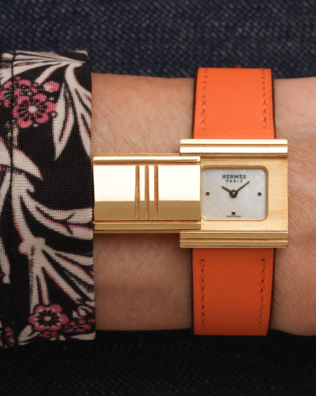 Hermès Glissade GL1.285 Mother of Pearl Watch