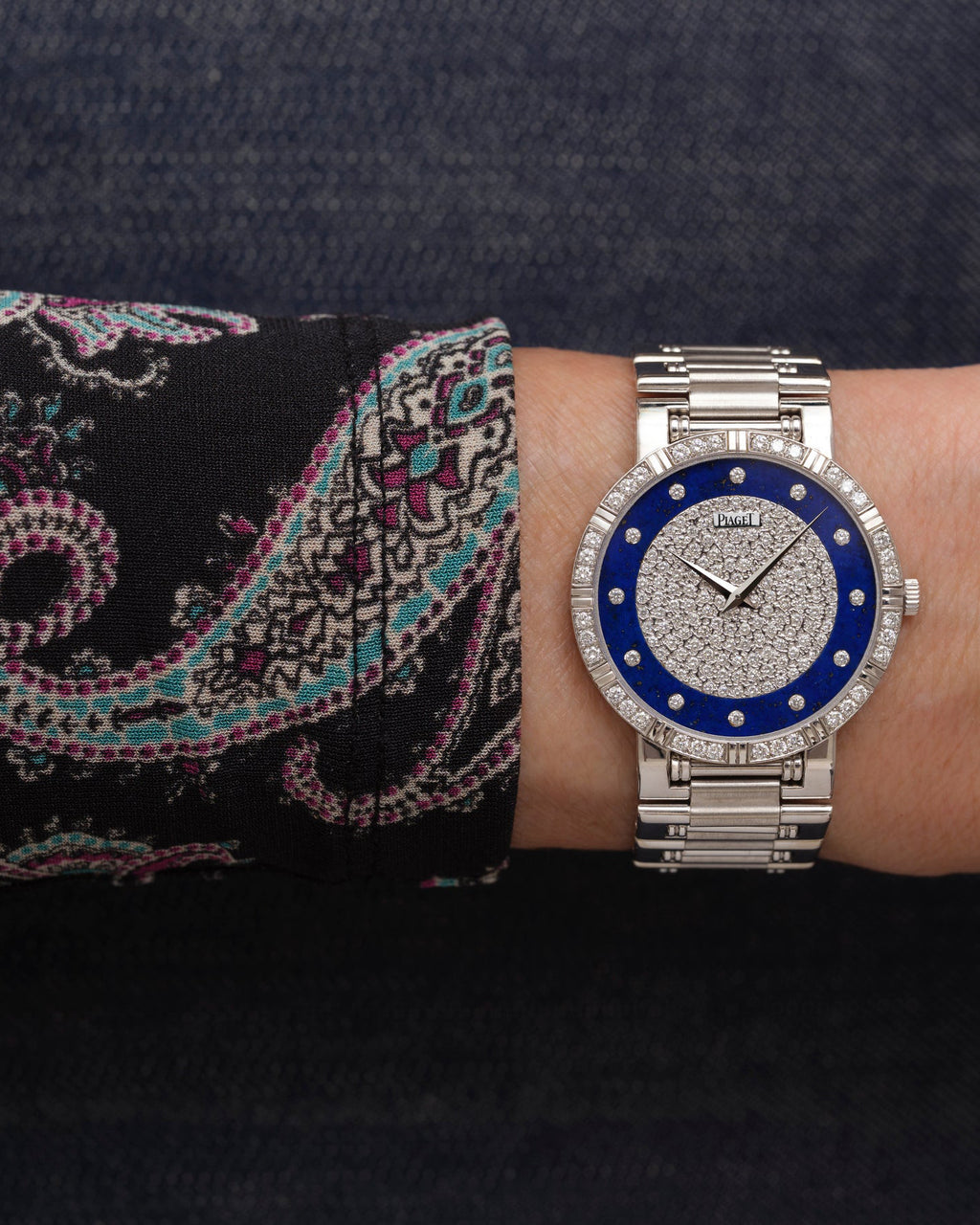 Vintage Piaget Lapis Lazuli Dancer Watch
