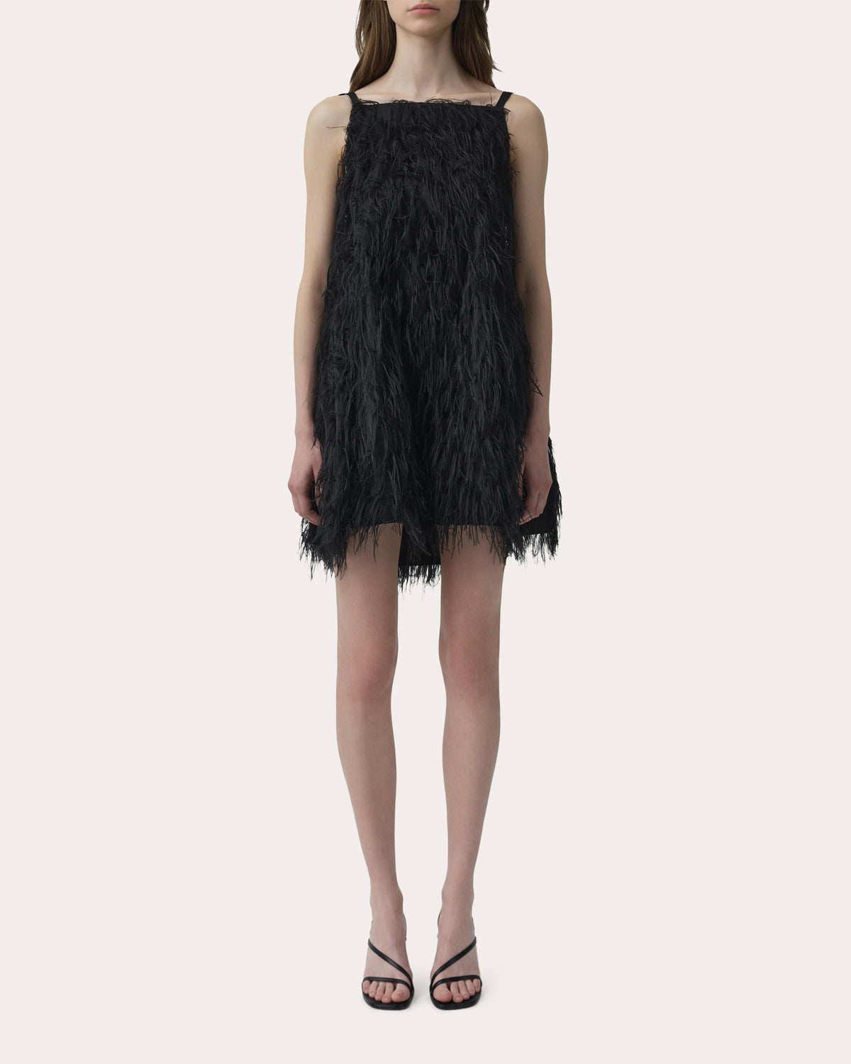 Kalla Fringe Jacquard Mini Dress