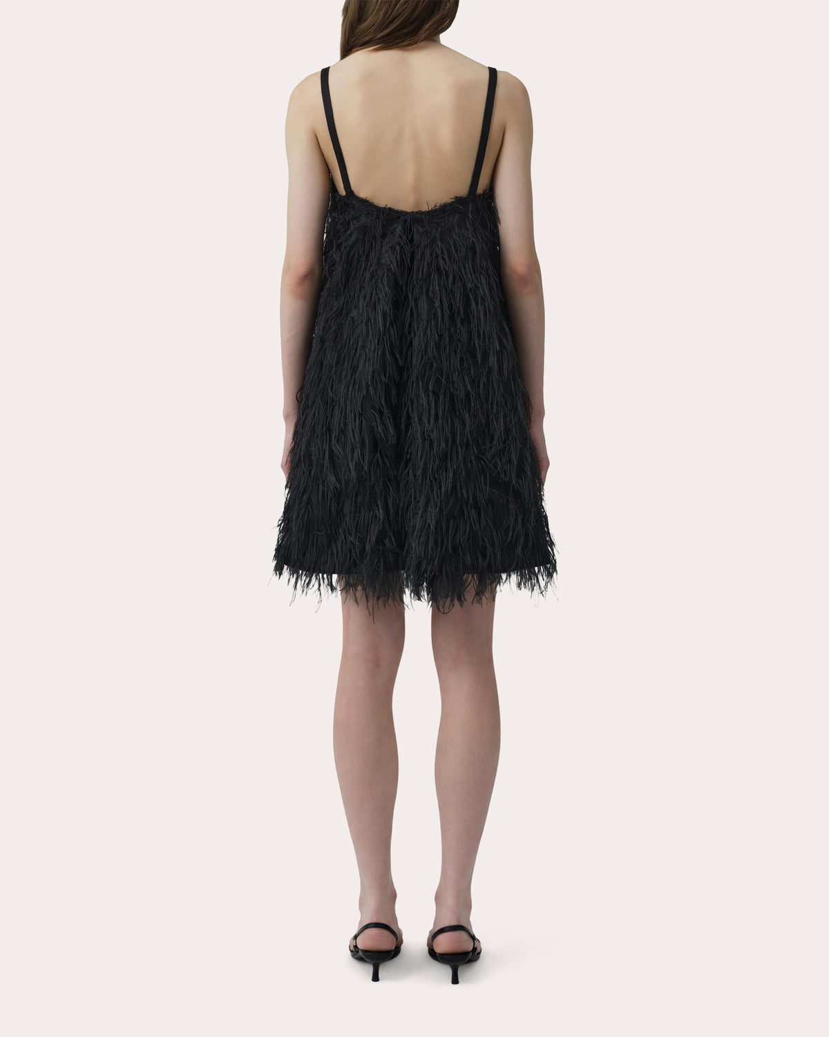 Kalla Fringe Jacquard Mini Dress