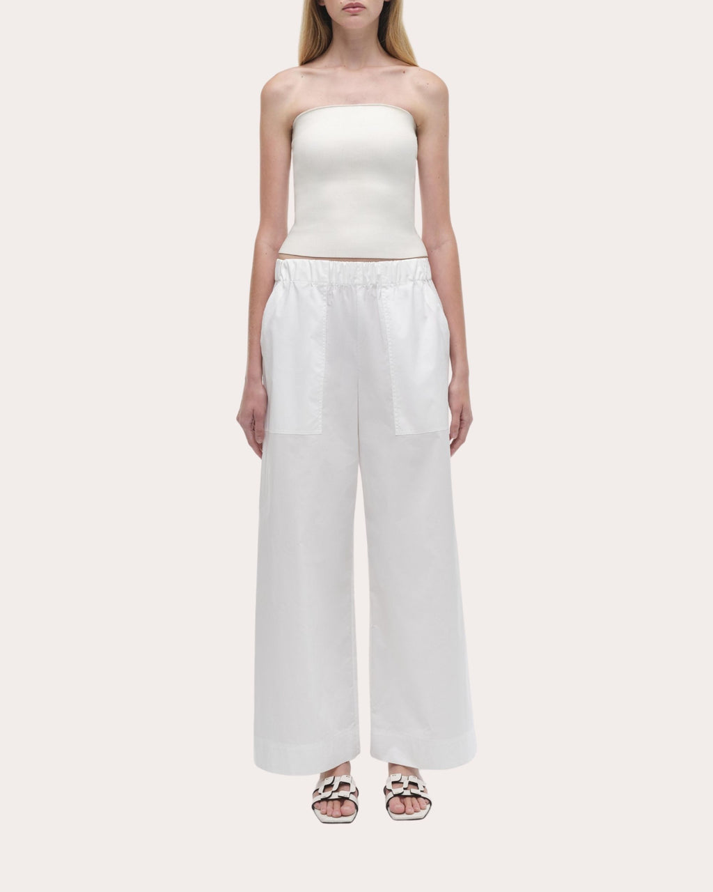 Arden Poplin Pull-On Pants