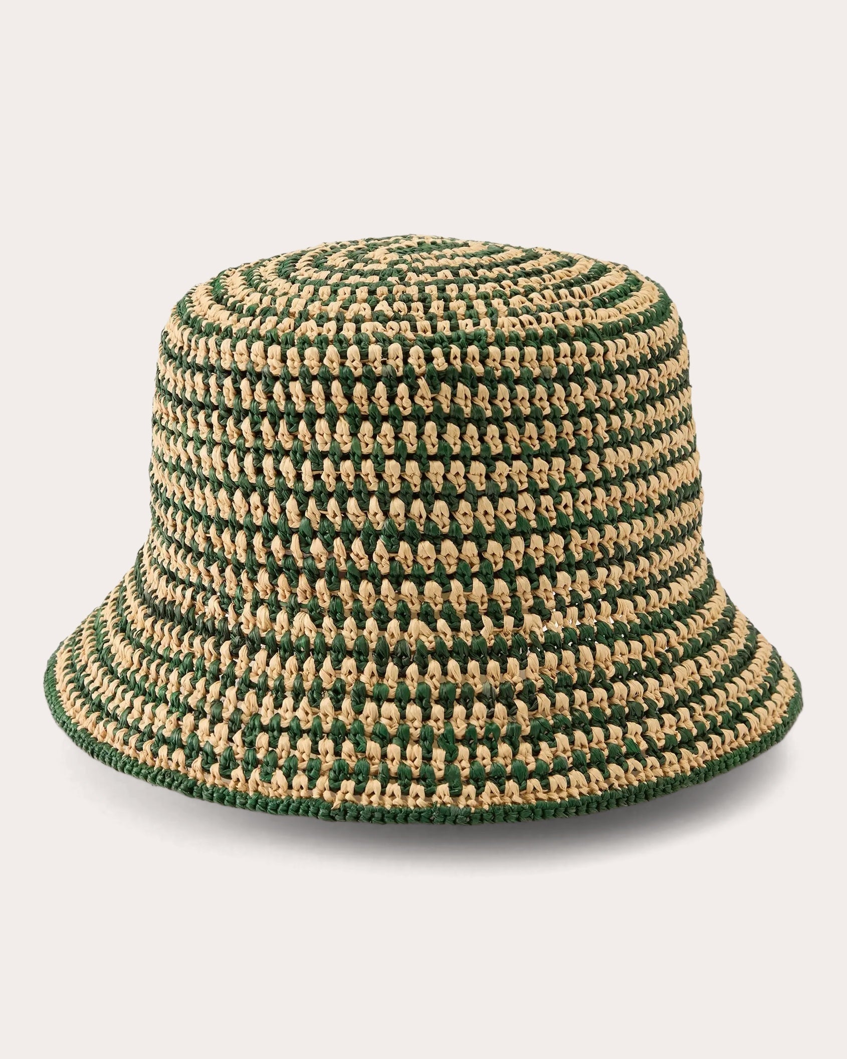 Shashika Crocheted Raffia Bucket Hat | Olivela
