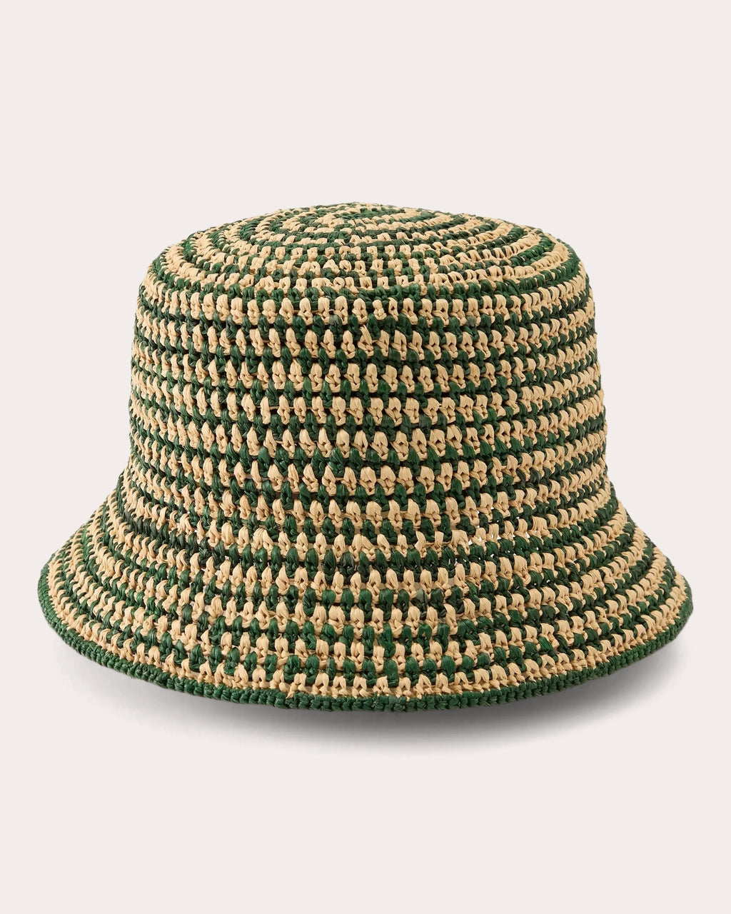 Shashika Crocheted Raffia Bucket Hat
