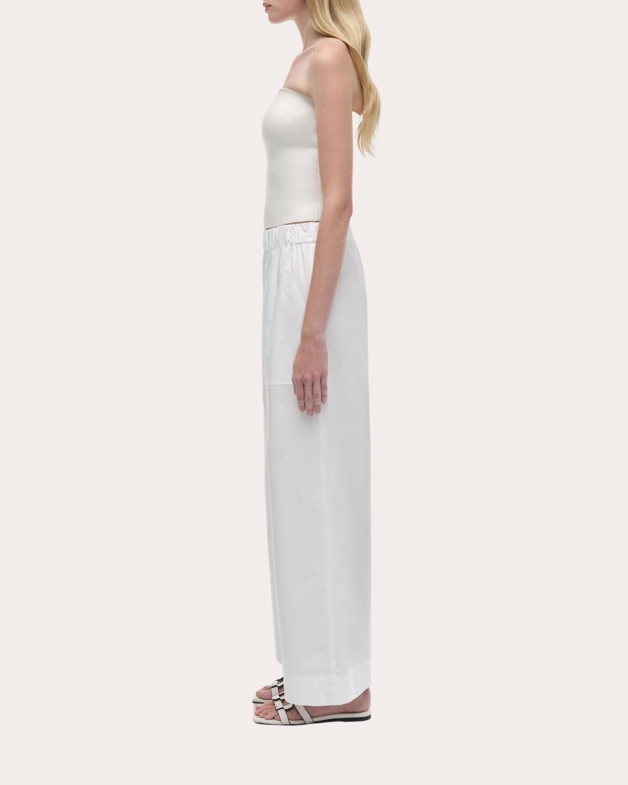 Arden Poplin Pull-On Pants