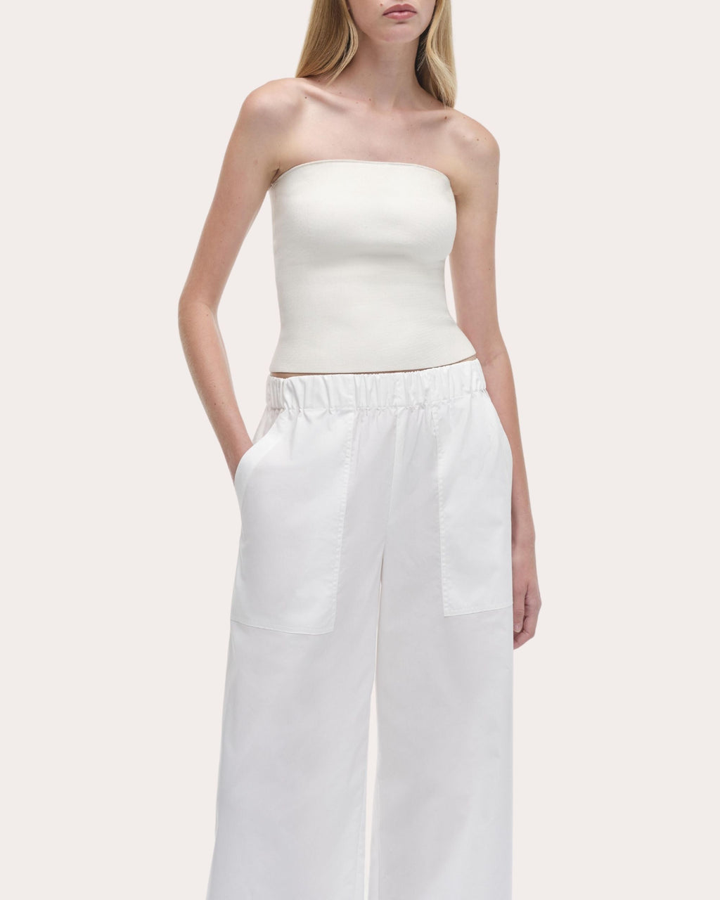 Arden Poplin Pull-On Pants