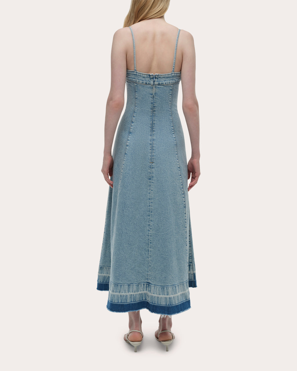 Clarissa Denim A-Line Midi Dress