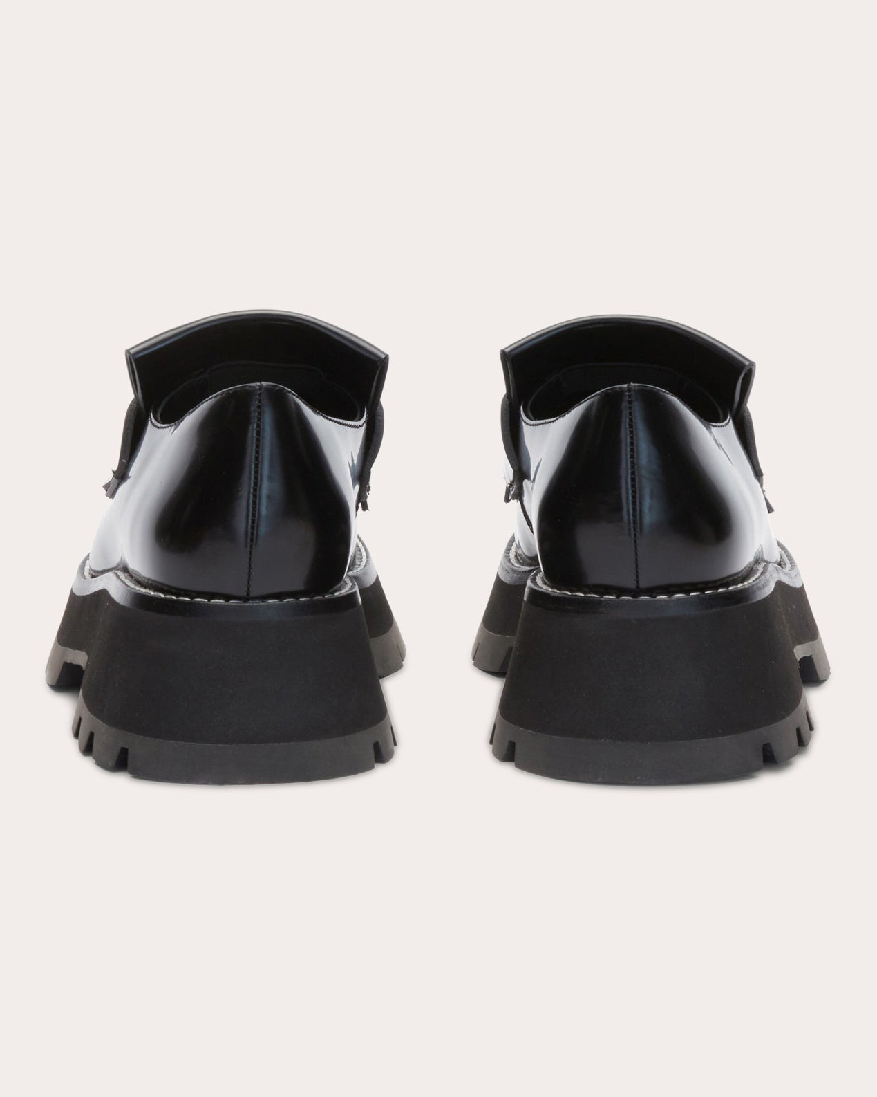 Kate Tasseled Leather Platform Lug Loafer