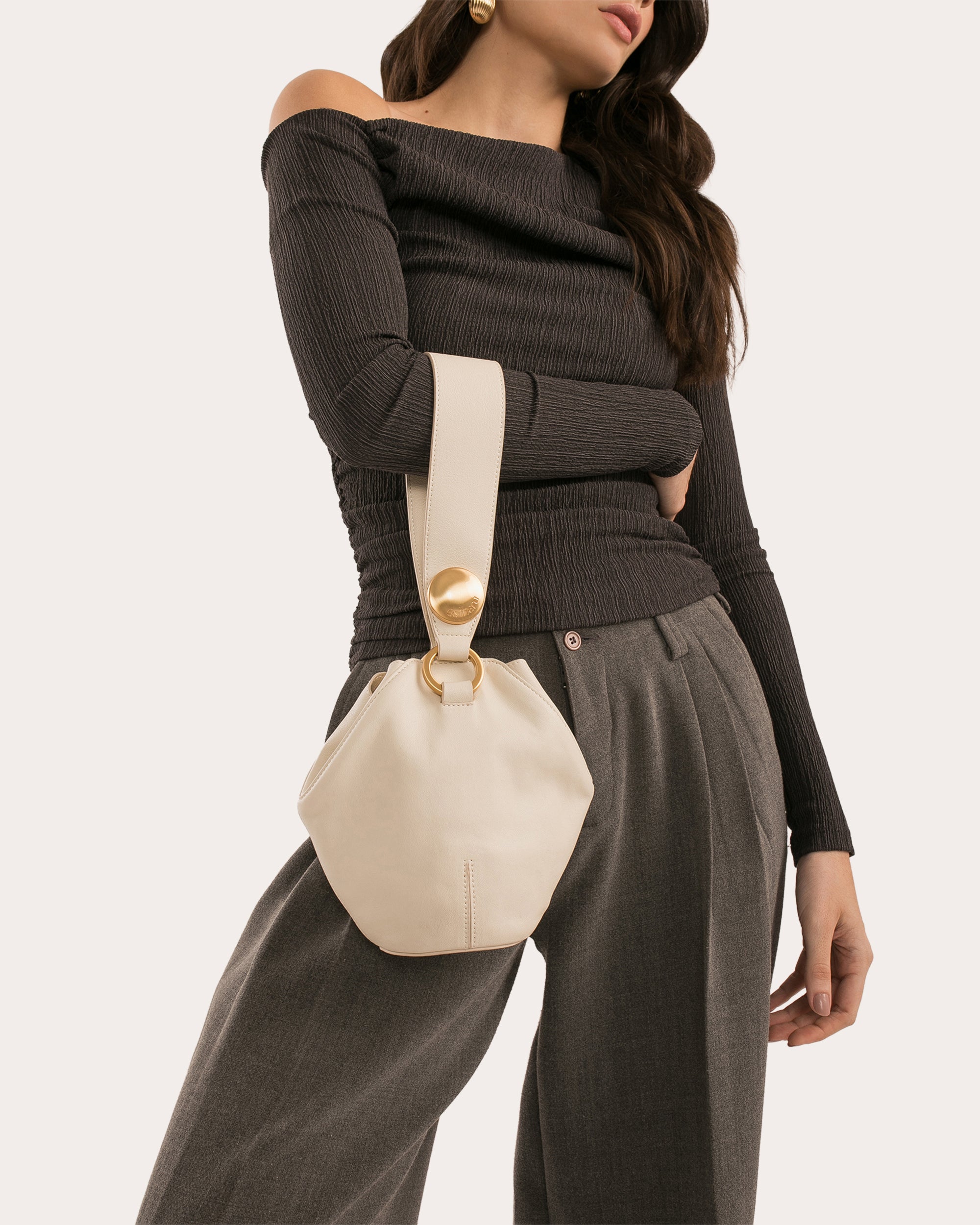 9PM Leather Shoulder Bag