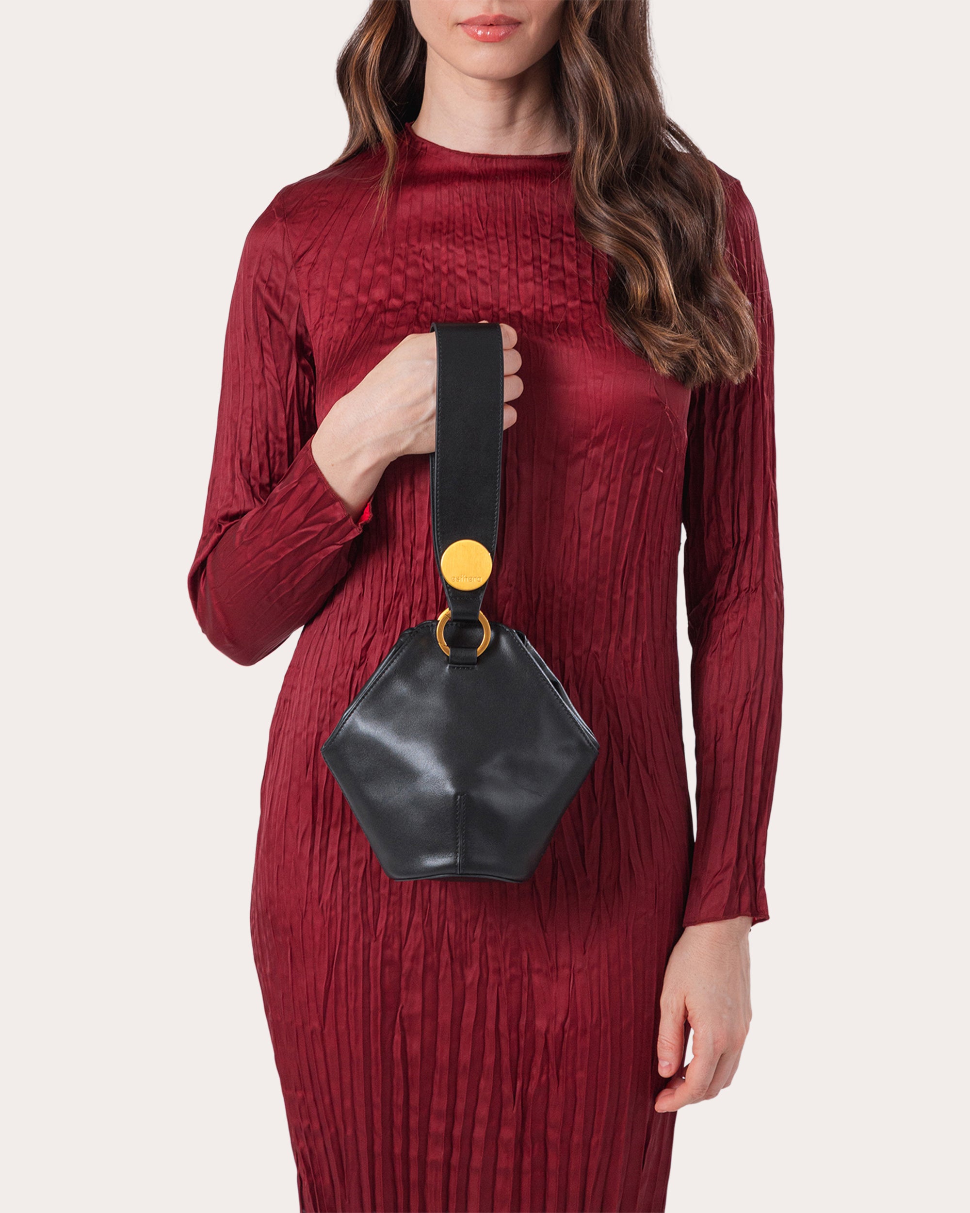 9PM Leather Shoulder Bag
