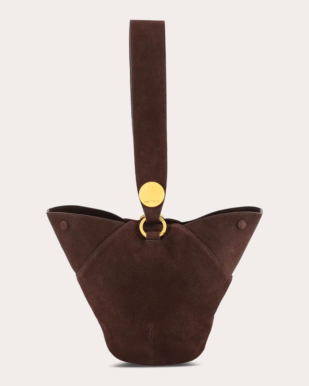9PM Suede Maxi Bucket Bag