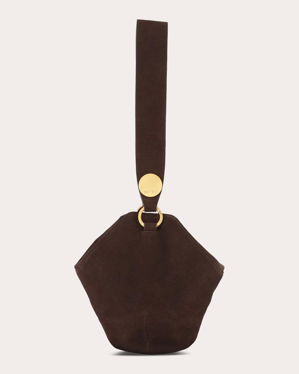 9PM Suede Maxi Bucket Bag