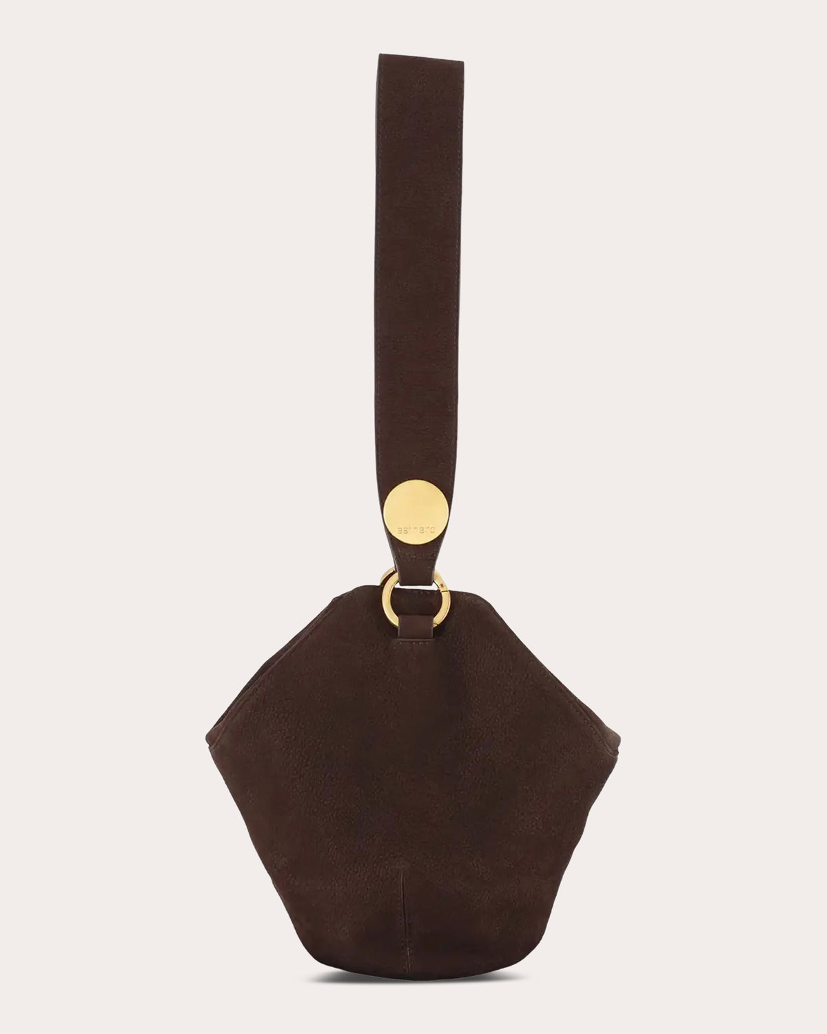 9PM Suede Maxi Bucket Bag