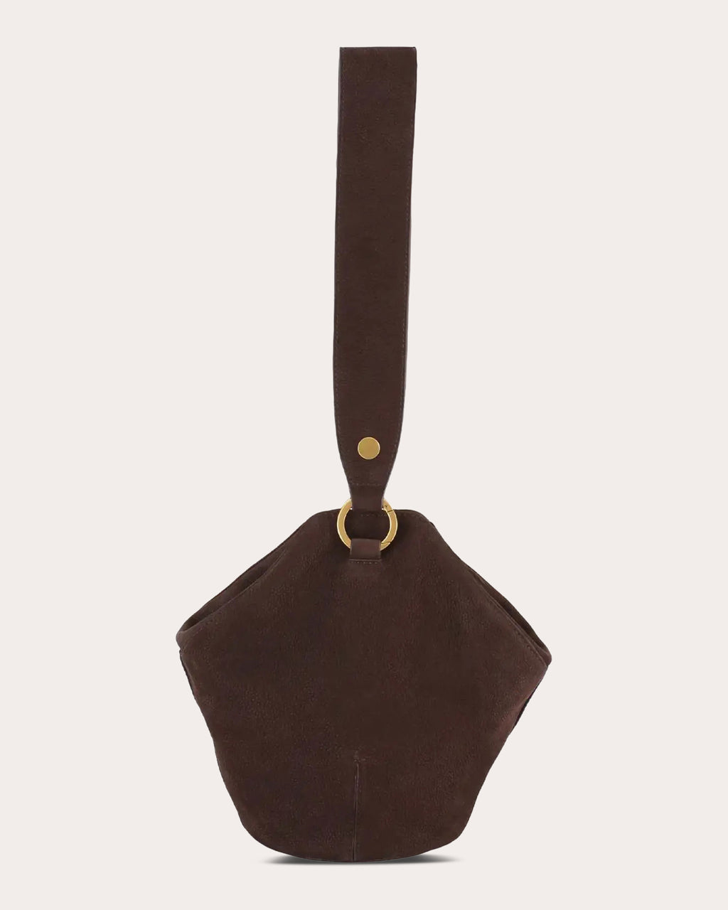 9PM Suede Maxi Bucket Bag
