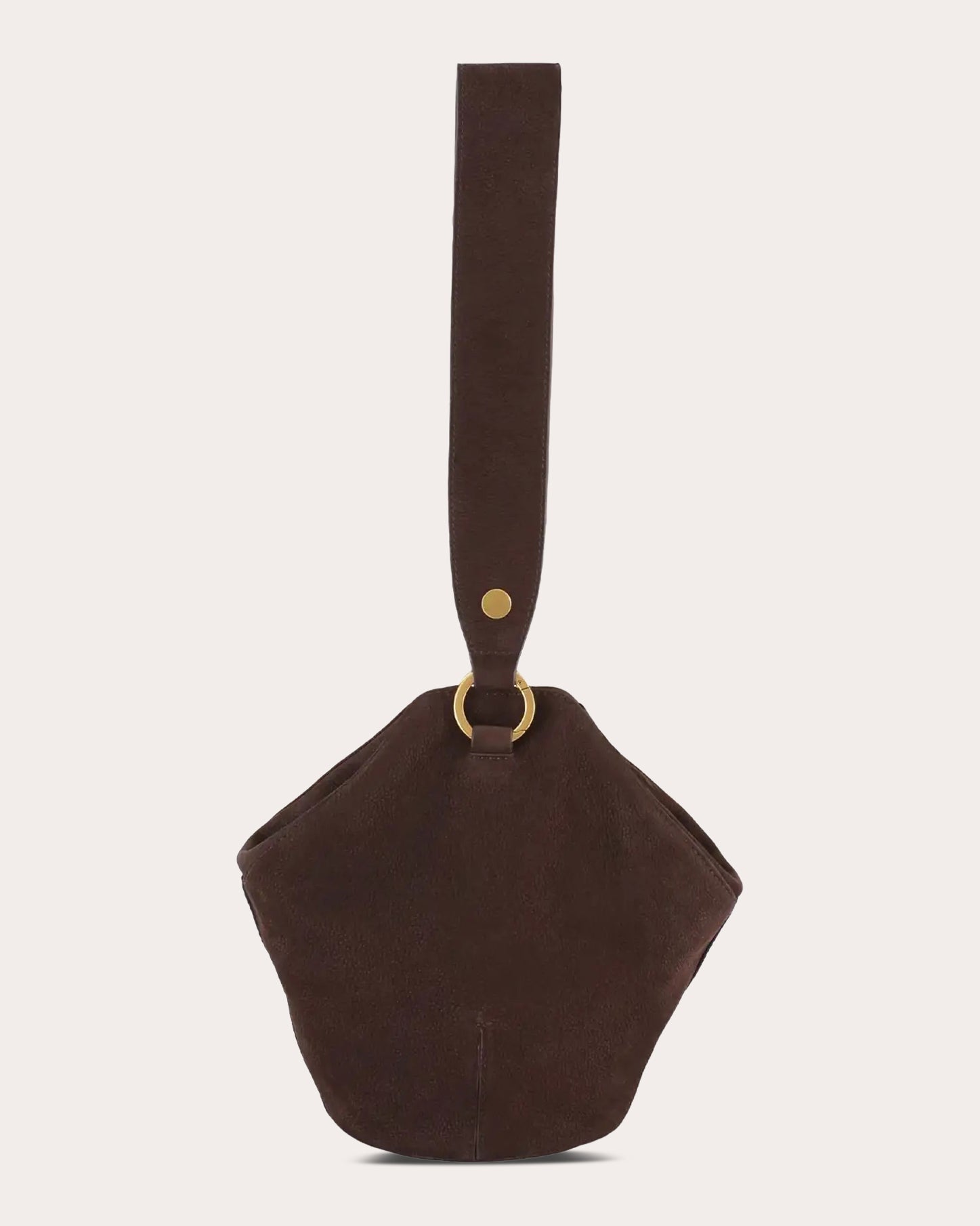 9PM Suede Maxi Bucket Bag