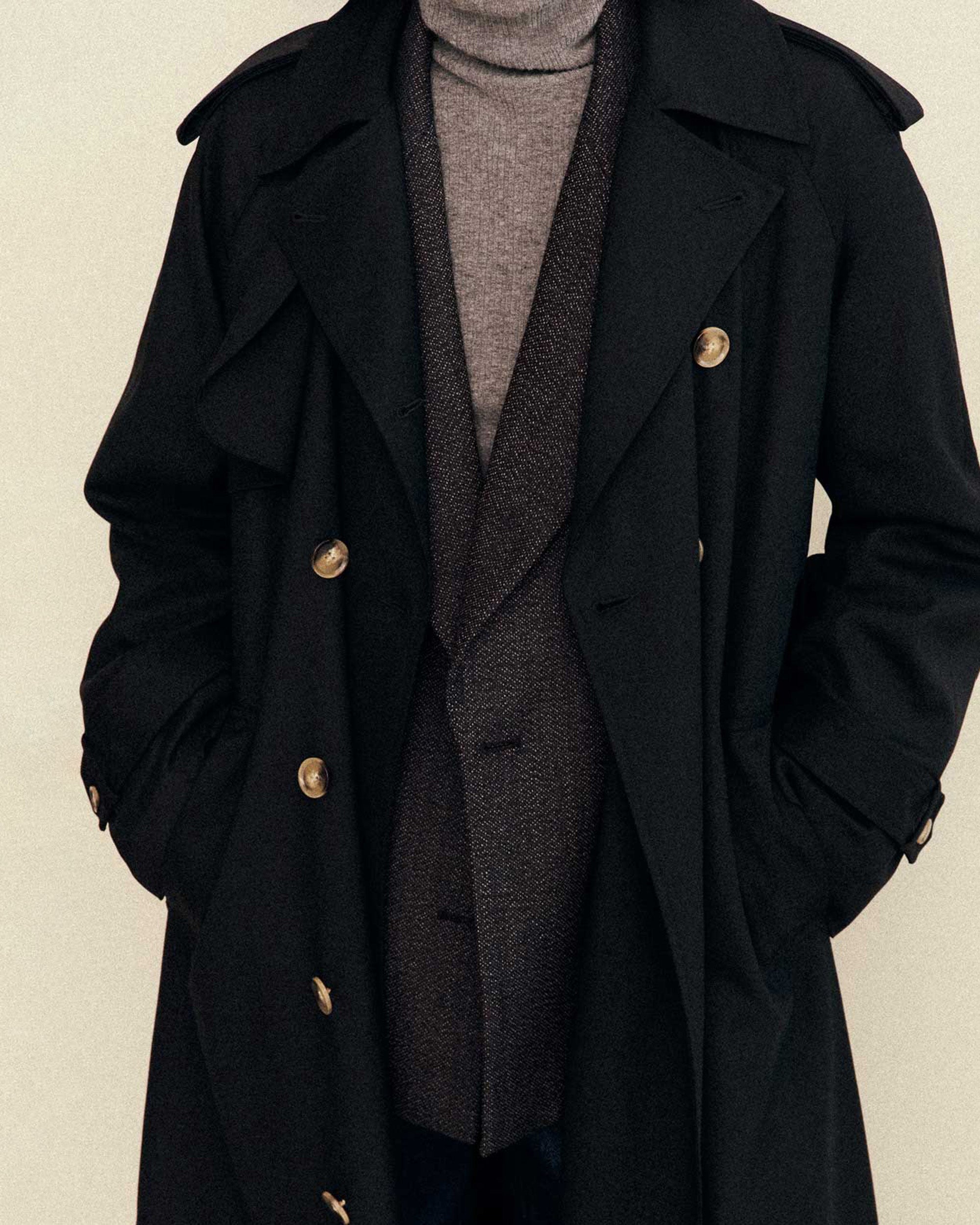 Seasonless Wool Classic Trench Coat