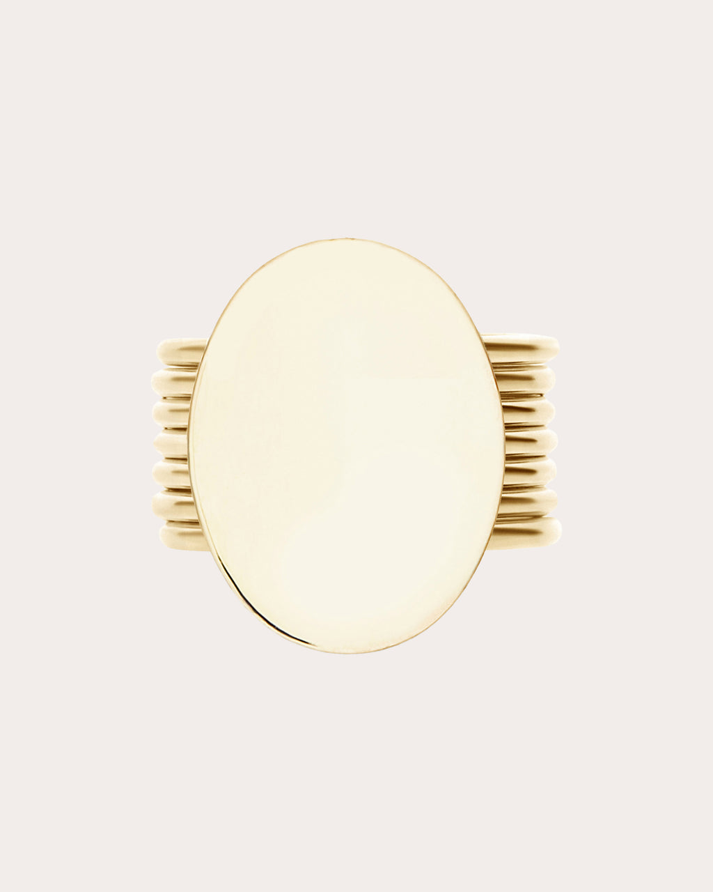 18k Gold Seven-Band Sway Ring