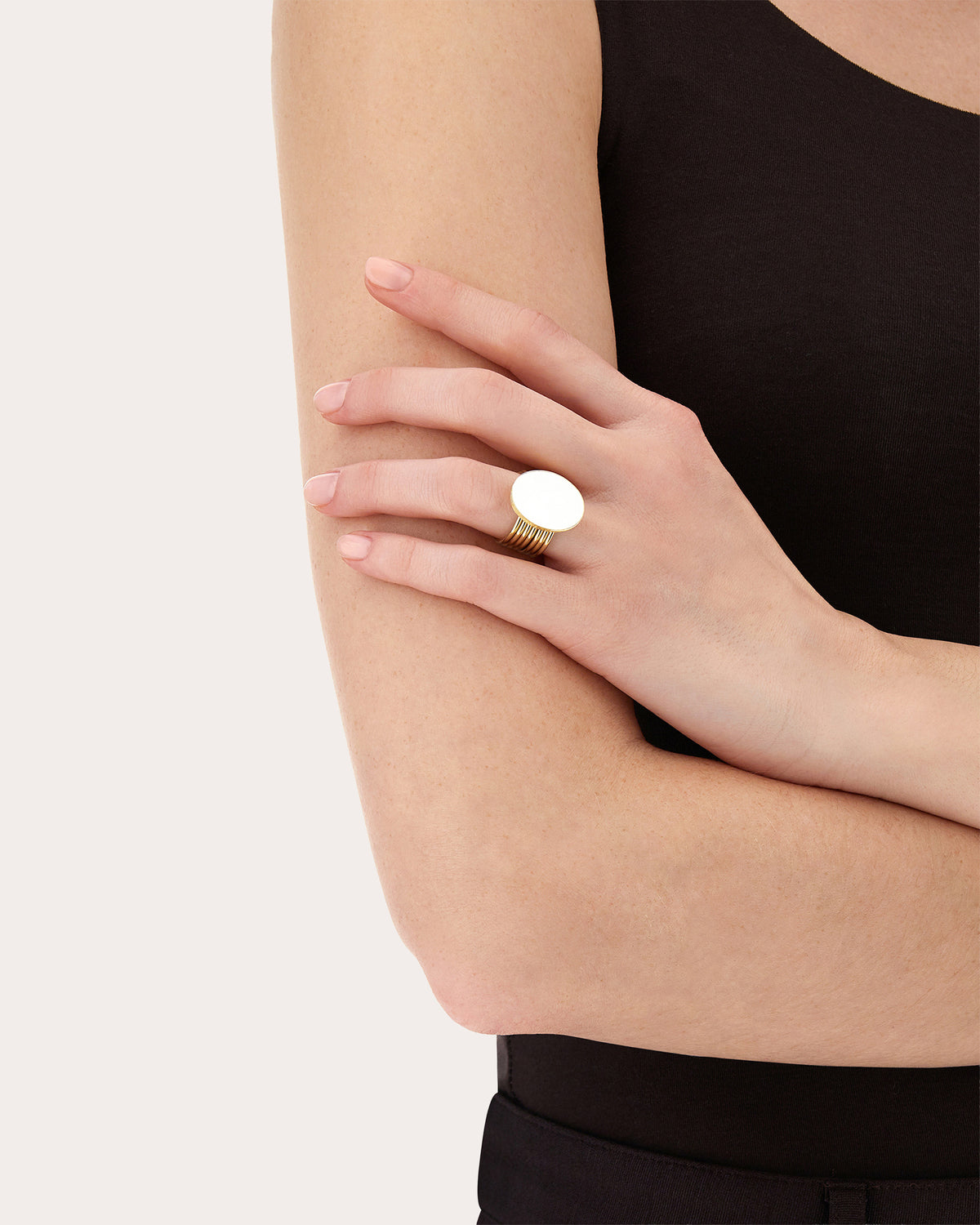 18k Gold Seven-Band Sway Ring