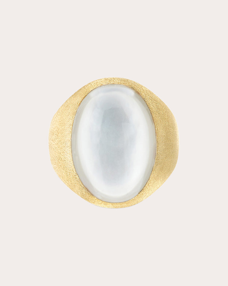 Mother of Pearl & 18k Gold Muse Dolce Vita Chevalier Ring