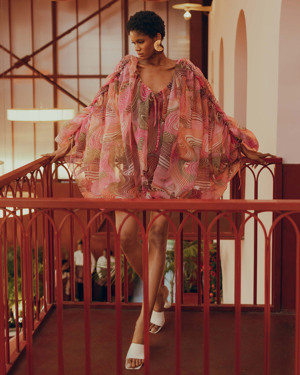 Banda Corda Gathered Bubble Romper