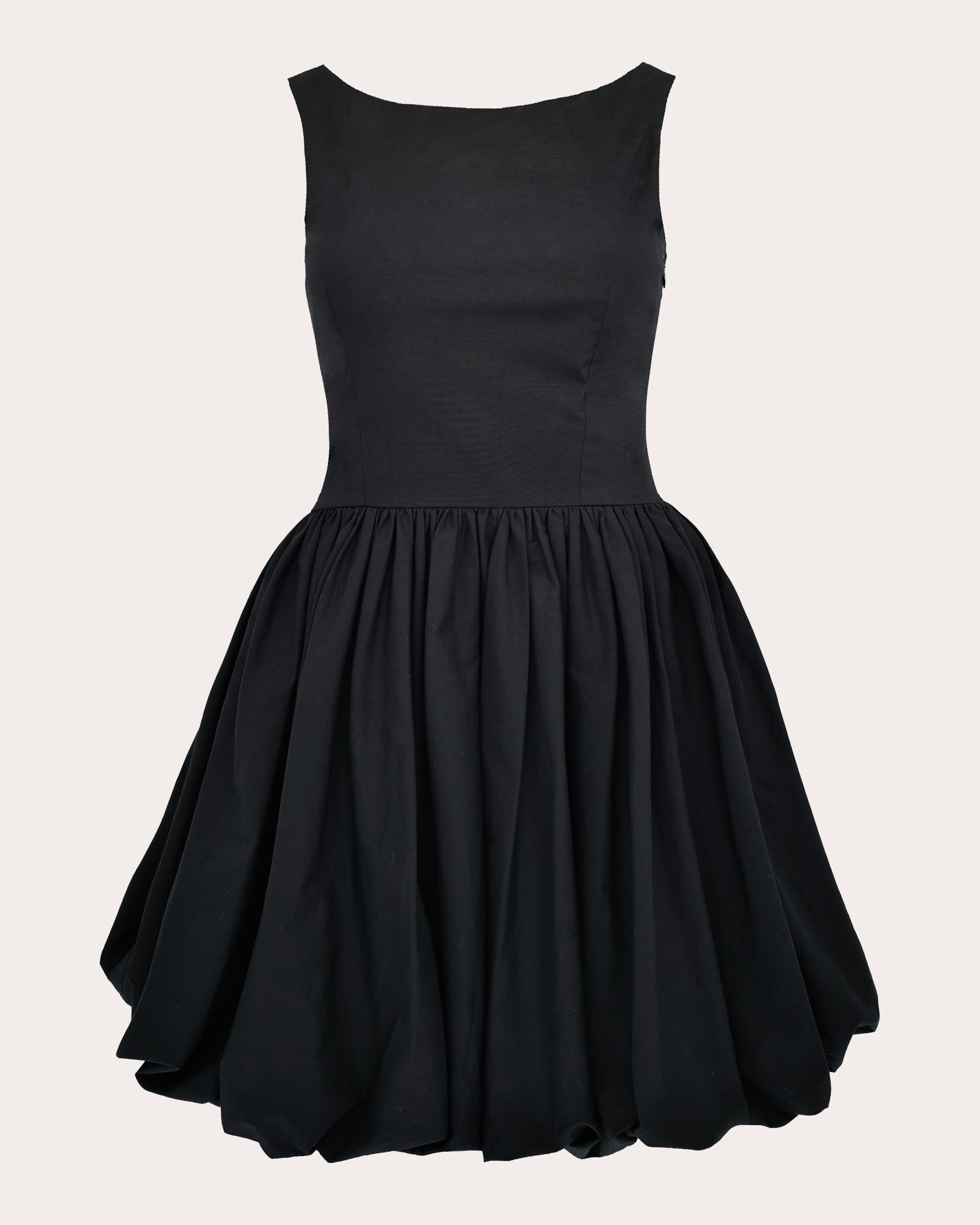 Anaya Gathered Poplin Mini Dress