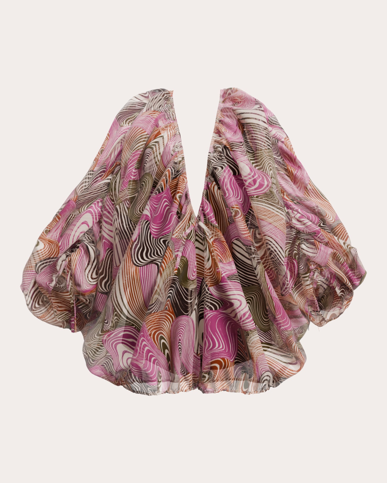 Banda Corda Gathered Bubble Romper