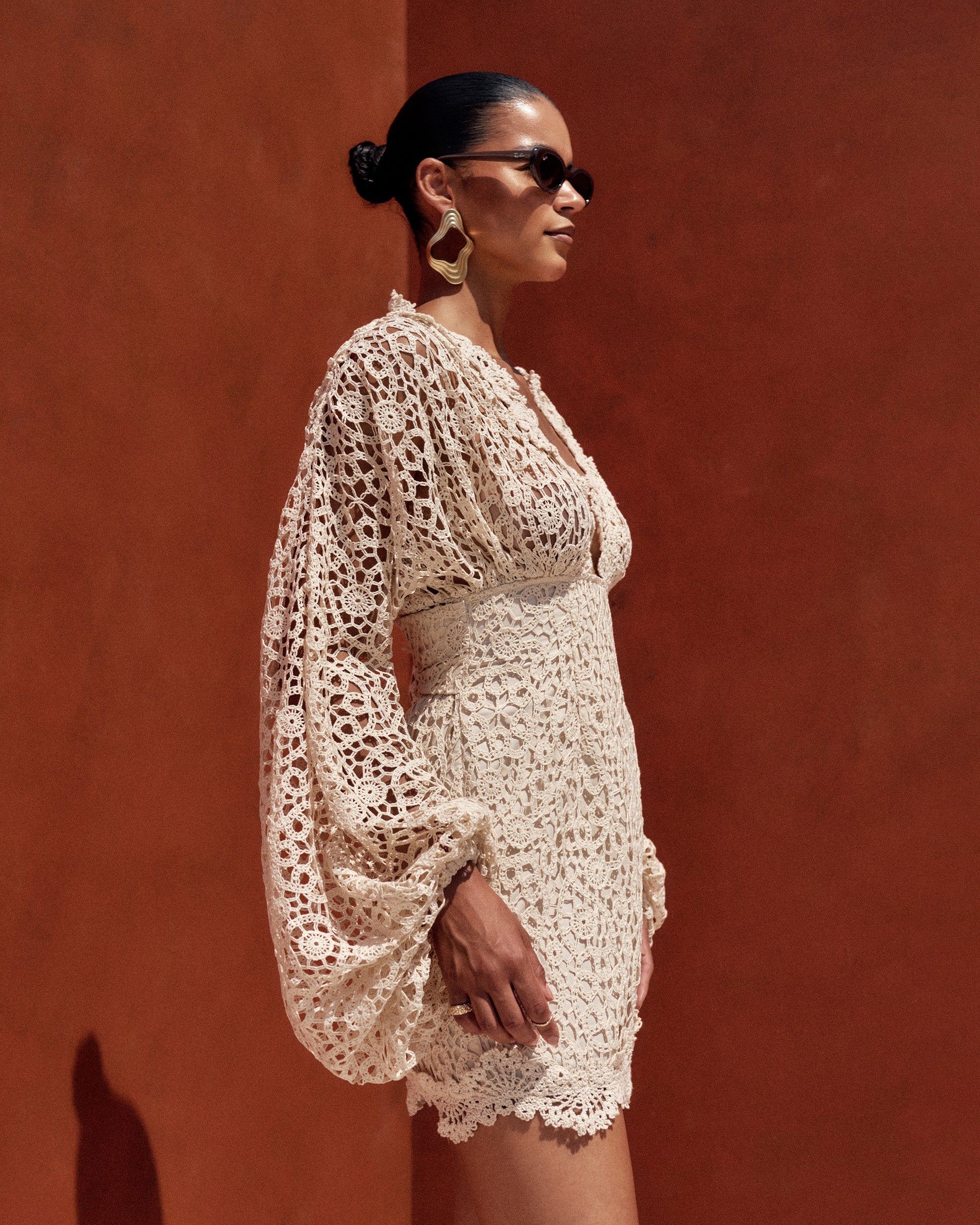 andrea iyamah dress Andrea Iyamah Women's Dani Mini Lace Dress - Ivory