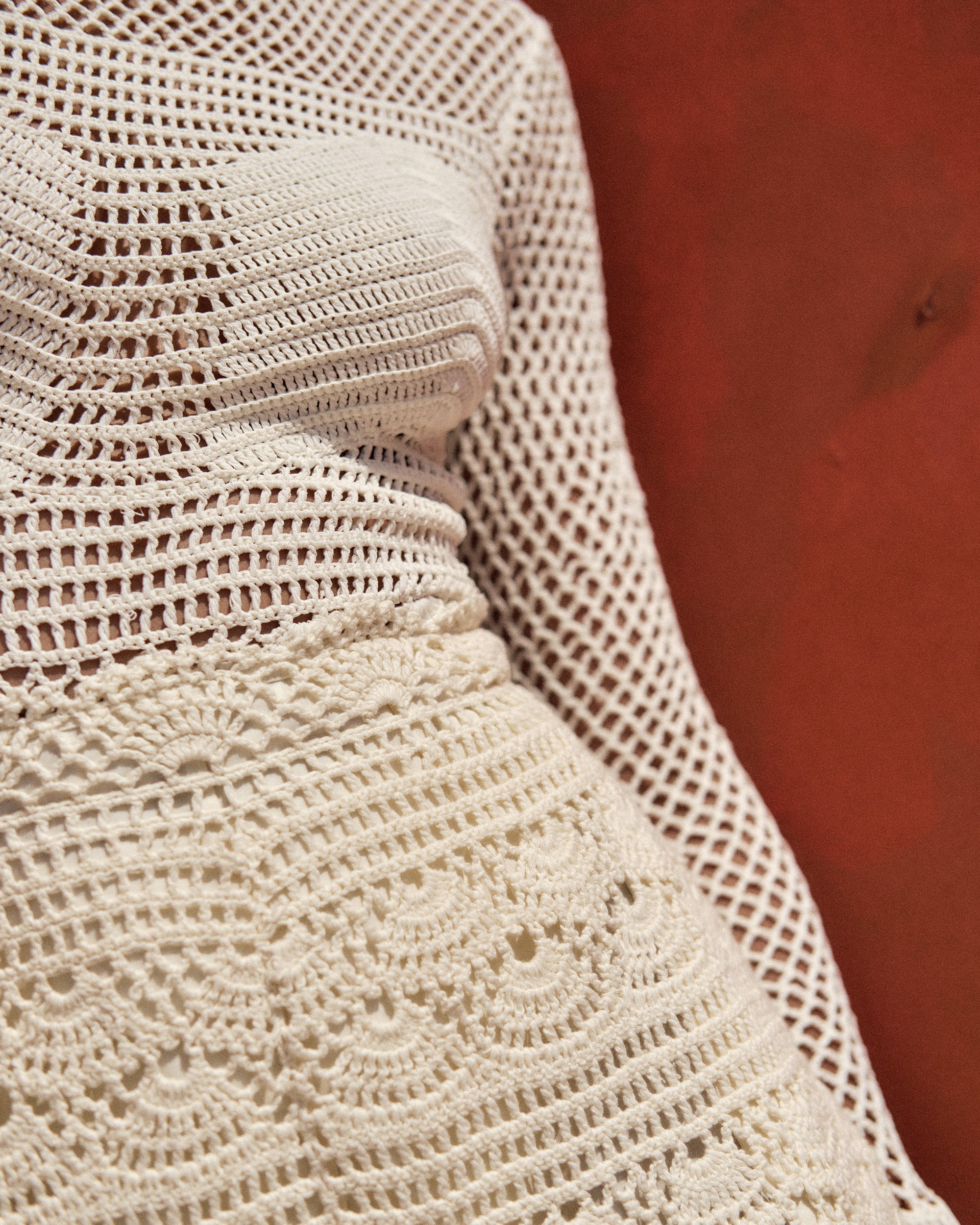 Muna Crocheted Flare Shorts