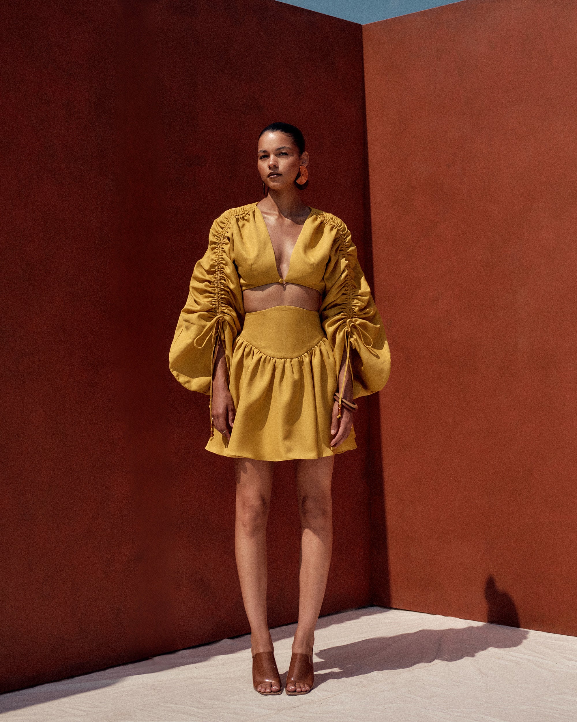 andrea iyamah orange dress Rent Andrea Iyamah Orange Dress US 4