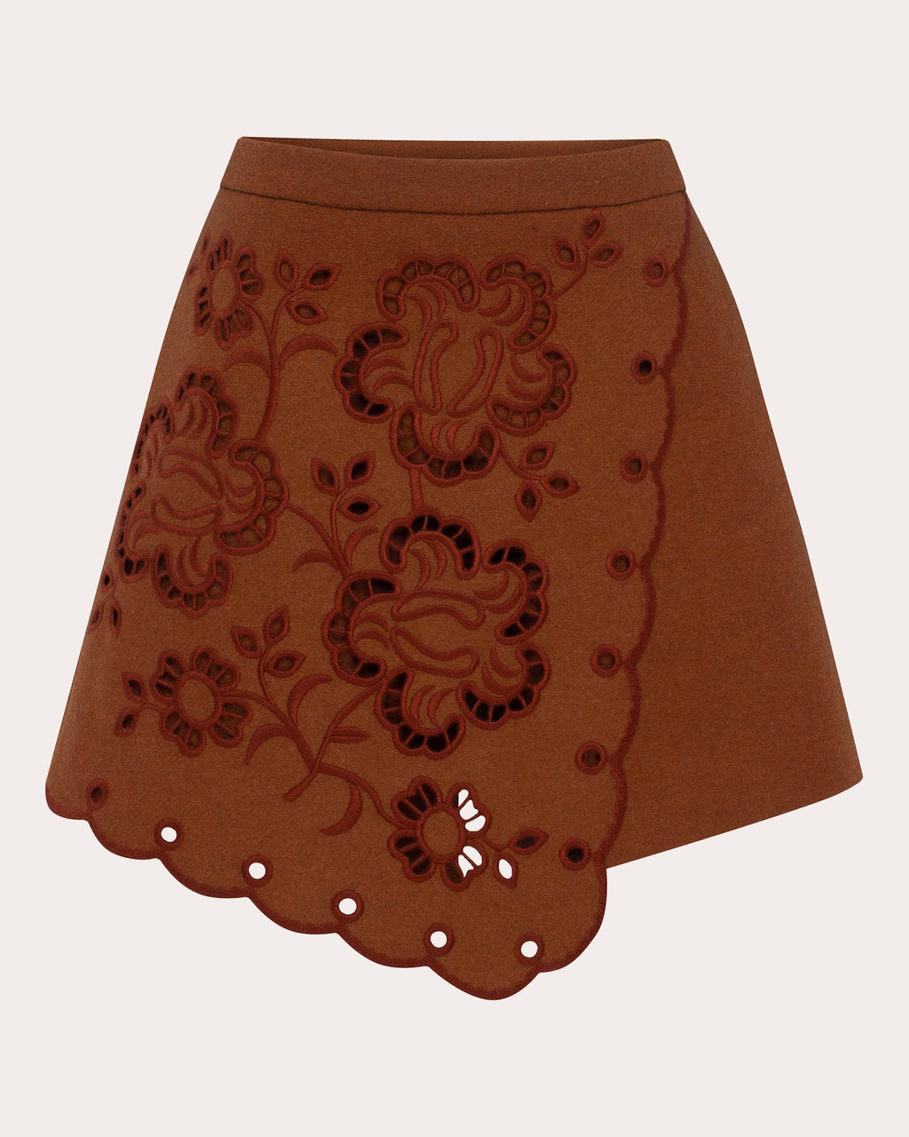 Desert Bloom Embroidered Mini Skort