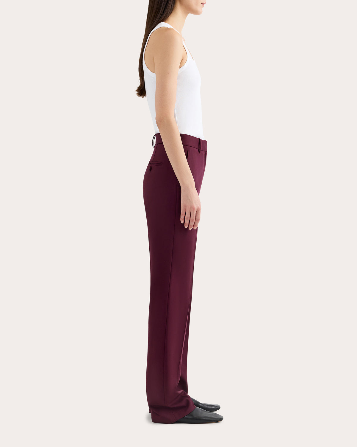 Seasonless Wool Straight-Leg Trousers