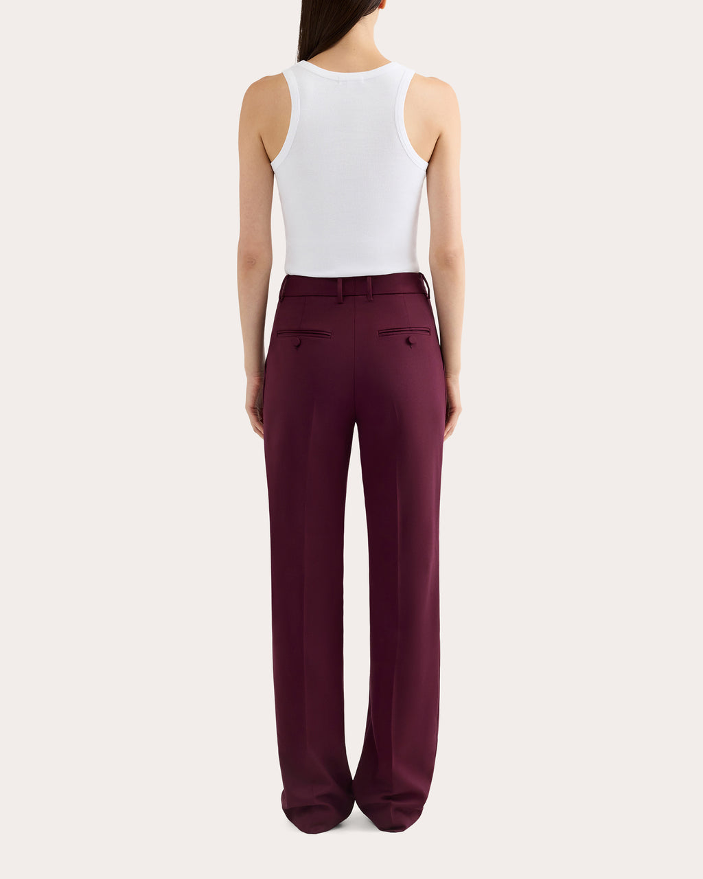 Seasonless Wool Straight-Leg Trousers